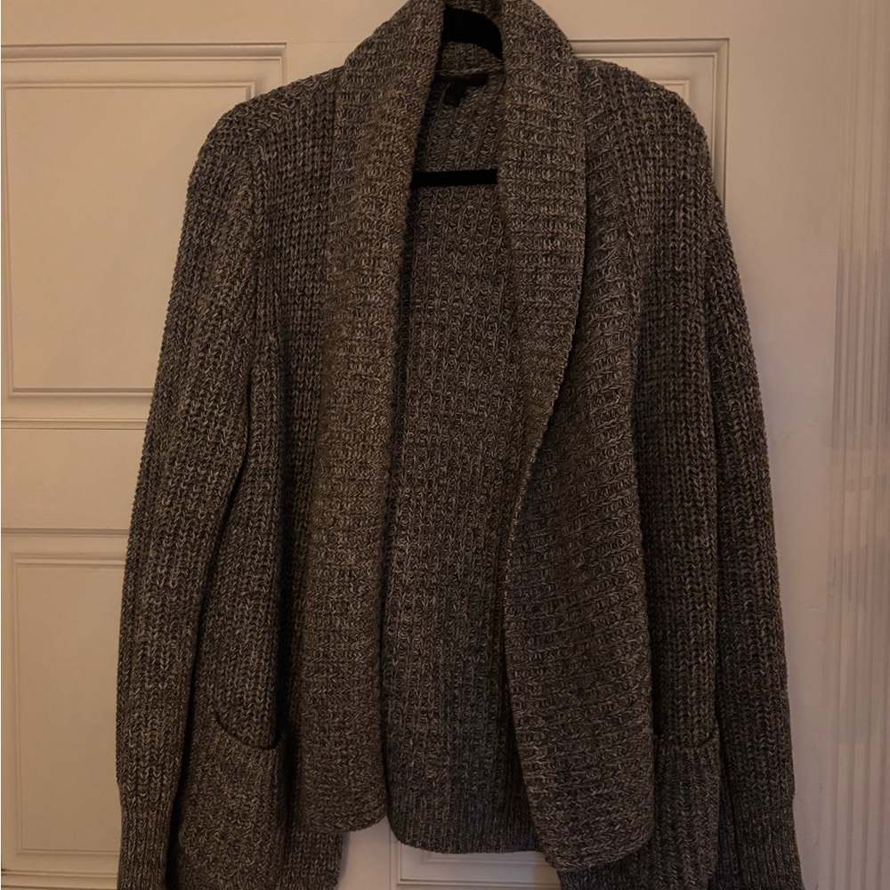 J. Crew rib stitch shawl collar cardigan